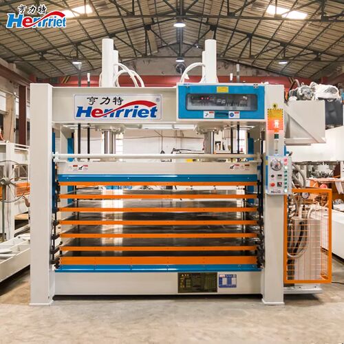 50T 8-Layer Hot Press Machine Project Case for Russian Composite Panel Production