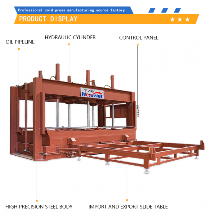 60T Hydraulic Cold Press for Plywood & Building Materials