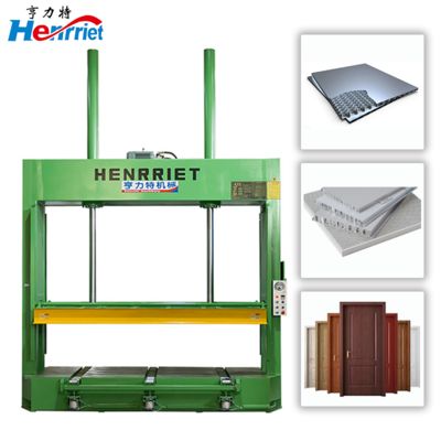 Buy Wooden Door Cold Press Machine Automatic Conveyor Track Hydraulic Pressing Machine 380V online manufacture