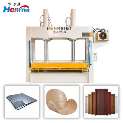 Buy 300T Wood Veneer Press Machine 4 Oil Cylinders Board Pressing Machine 7.5kw online manufacture