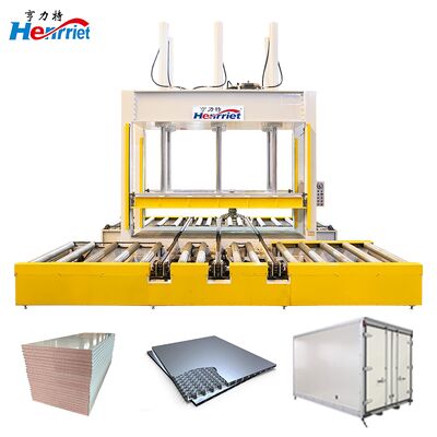 comprar Prensa de frío hidráulica de gran tamaño de trabajo pesado con eje de rodillo para madera contrachapada Panel de puerta de madera sólida Fabricación en línea