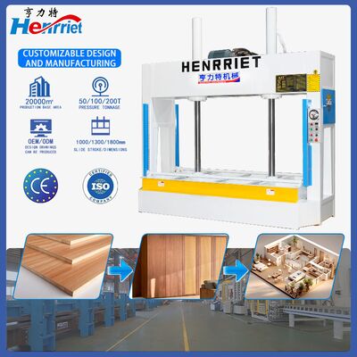 comprar Presión industrial en frío de 50T para el moldeado de paneles decorativos de madera Fabricación en línea
