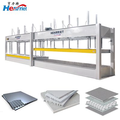 comprar Prensa a Frio 30T 16 Cilindros 12M para Painéis de Cortina de Alumínio com Soluções de Favo de Mel Isolado Fabricação em linha