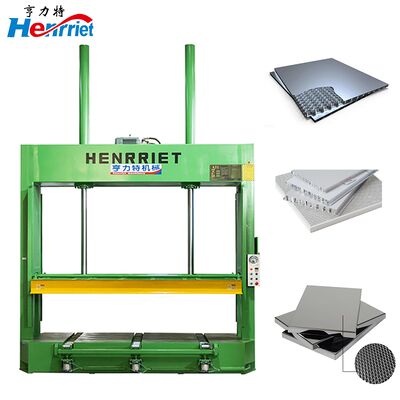 kopen Aanpasbare H-frame hydraulische pers met dubbele cilinder, koudpers met rolbandtransporteur online vervaardiging