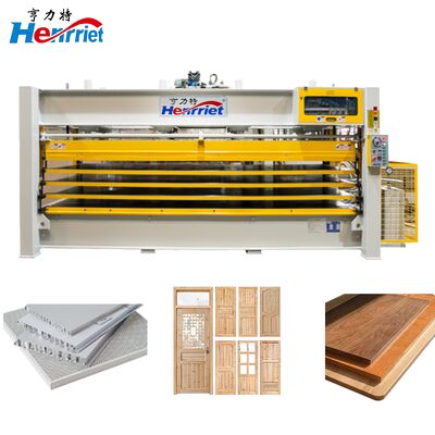 satın al 160t 4 katmanlı Laminator baskı makinesi, kontrplak tıbbi kapılar ve paslanmaz çelik dolap tahtası üretmek için kullanılır Çevrimiçi üretim