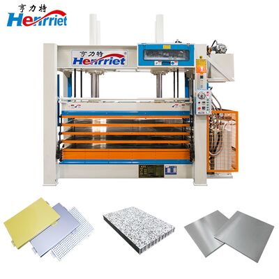 comprar Prensa laminadora de 8 capas para la fabricación de paneles de nido de abeja de aluminio para decoración de edificios en fábricas Fabricación en línea