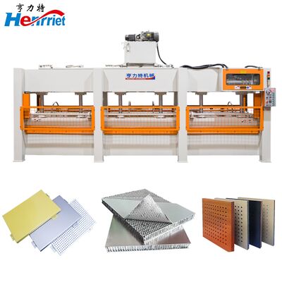 comprar Máquina de prensagem a quente de 100 toneladas para produção de painéis de compartimentos refrigerados painéis de isolamento de lã de rocha Fabricação em linha