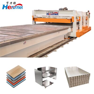Beli Pabrik bahan bangunan memproduksi 100 ton gantry bergerak mesin press panas untuk papan kabinet stainless steel dan melamin papan pembuatan online