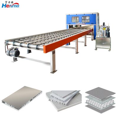 kopen Automatische en efficiënte lijmspuitmachine transportbandlijn voor grote aluminiumlegeringsplaten, aluminium fineer, metalen honingraatplaten online vervaardiging