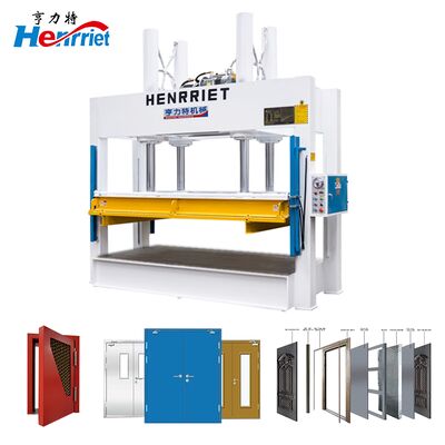 Beli Mesin Press Dingin Hidrolik Penggerak Sinkron Empat Silinder Tekanan Maksimum 100T dengan Pelat Kerja 1300*900mm untuk Panel Sarang Lebah pembuatan online