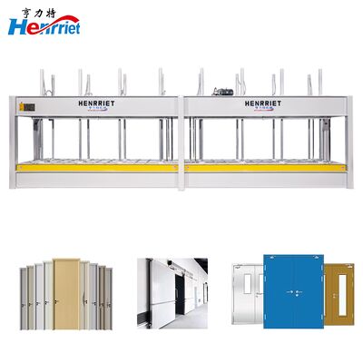 kopen 30 Ton Druk 12 Meter Lengte 16 Cilinder Twee-Traps Koude Persmachine voor PVC Engineering Houtdeuren online vervaardiging