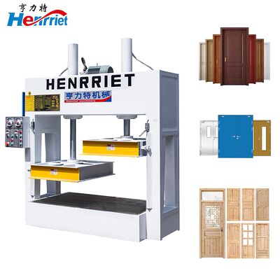 kaufen Kundenspezifische 30T Zwei-Stufen-Hydraulik-Kaltpresse mit 1250x1250mm Arbeitstisch für Sperrholz und Kühlraumtüren Online-Herstellung