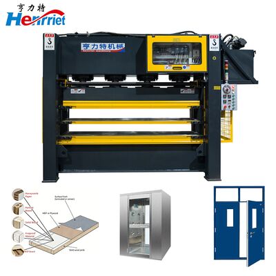 acheter Presse à chaud double couche 300T avec plateau de 2300*1700mm pour portes en alliage d'aluminium et en cuivre fabrication en ligne