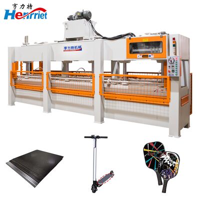 Buy 100T Max Pressure Extended Frame Hot Press Machine with 6500*1300mm Work Platen and Intelligent Temperature Regulation online manufacture