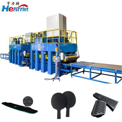 Mua Máy ép nóng và lạnh áp suất tối đa 1000 T với truyền nhiệt dầu nhiệt và tấm ép nóng 3700mm x 1300mm để sản xuất sợi cacbon sản xuất trực tuyến