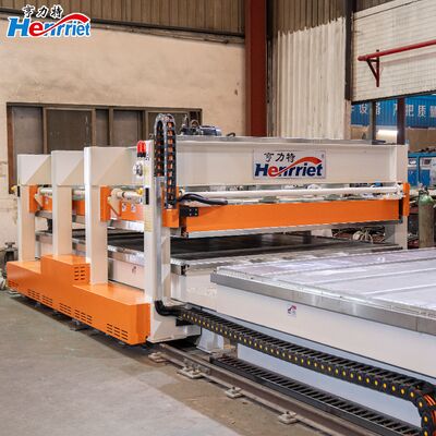 Buy 100T Maximum Pressure Gantry Mobile Hot Press for Sandwich Panels and Metal Foam with 5200mm x 2800mm Platen Size online manufacture