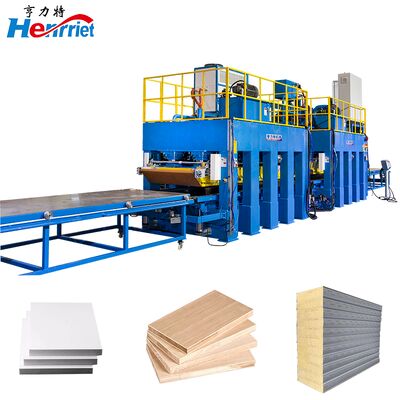 Buy 1000T Cold and Hot Press with 3700mm x 1300mm Plate Size and Thermal Oil Heat Transfer for Sandwich Panel Production online manufacture