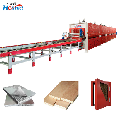 Buy 10 Meter Hot Laminating Press with 100 Ton Maximum Pressure and Electric Heating Heat Transfer for Automatic Conveying Production Line online manufacture