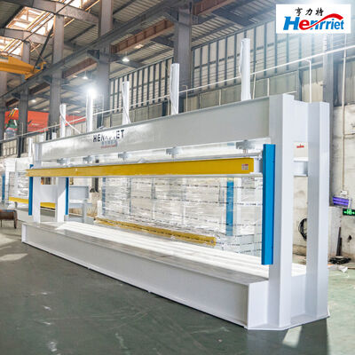 buy 8 Meter Work Platen 75T Max Pressure Five-Cylinder Synchronous Hydraulic Cold Press Machine for Wooden and Medical Door Panels online manufacture