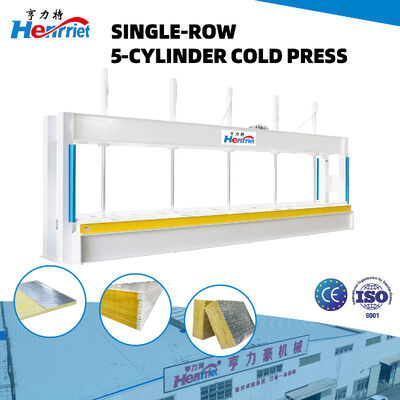 buy 75T Max Pressure Five-Cylinder Hydraulic Cold Press Machine with 8000x1500mm Work Platen and Multi-Cylinder Synchronous for Sandwich Composite Material Production LineSystem online manufacture