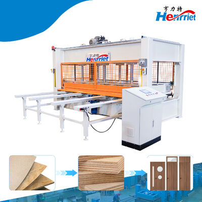 কেনা কাঠ এবং মেডিকেল দরজার জন্য ১০০ টন সর্বোচ্চ চাপ, ৩০০০X১৫০০মিমি প্রেস প্লেট সাইজ এবং অ্যাডজাস্টেবল প্রেসার সহ পুশ টেবিল কোল্ড প্রেস মেশিন অনলাইনে উৎপাদন