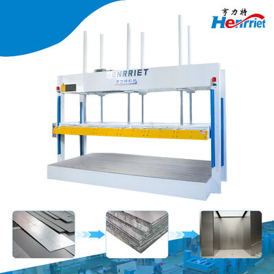 membeli 4000x2000mm Work Platen 6-silinder 50T Hydraulic Cold Press Machine untuk Produksi Panel Honeycomb Aluminium pembuatan online