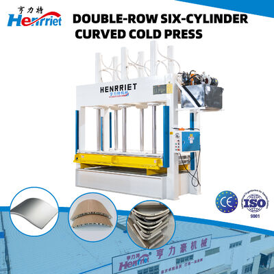 buy 150 Ton Double-Row Six-Cylinder 3000×1500mm Hydraulic Curved Panel Cold Press Machine for Panel Lamination and Composite Processing online manufacture