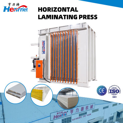 buy 200T Maximum Pressure 10-Station Electric Heating Horizontal Hot Press Machine for Honeycomb Panels and Door Panels online manufacture
