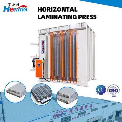 buy 200T Maximum Pressure 10-Layer Horizontal Laminating Press with Electric Heating for Honeycomb Panel Production online manufacture