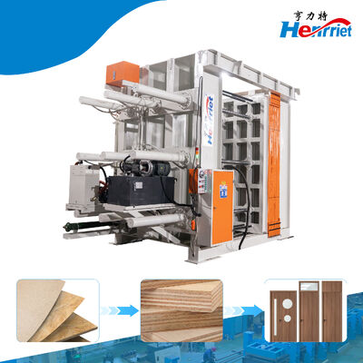 buy Horizontal Multi-Layer Door Panel Press with 10 Layers Silicone Pads, 200T Maximum Pressure, and 3200mmx2400mm Pressure Plate Size online manufacture