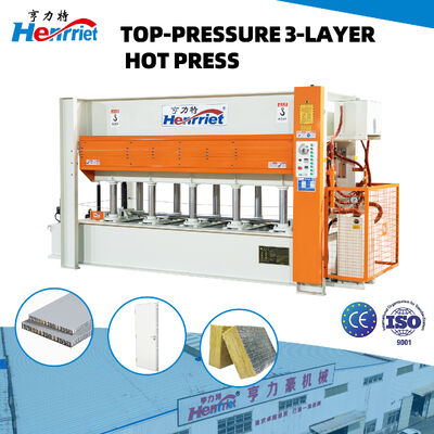 buy 3-Layer Top-Press Hydraulic Hot Press Machine with 50 Tons Maximum Pressure and Electric Heating Heat Transfer Oil online manufacture