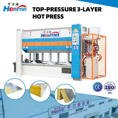 buy 50 Tons Maximum Pressure 3-Layer Electric Heating with Thermal Oil Multi-Layer Hot Press Machine online manufacture