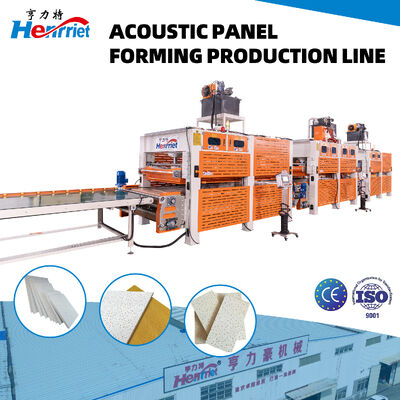 buy 400T Maximum Pressure Hydraulic Hot Press Machine with PLC + Touch Screen Control for 150℃ Acoustic Panel Production Line online manufacture