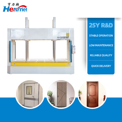 satın almak Kapı panelinin basılması için 2500 mm x 1500 mm çalışma masası ile 100 tonluk çift sıra dört silindirli hidrolik soğuk baskı Çevrimiçi üretim