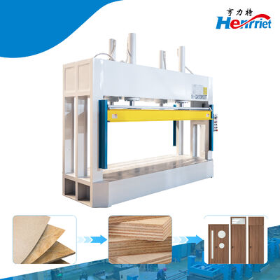 membeli 100 Ton Empat Silinder Hidrolik Pintu Panel Press dengan 1300mm Jarak Tekan untuk Pintu Komposit pembuatan online