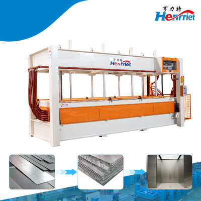 Kopen 5-laags Hydraulische Hittepers met 160 Ton Maximale Druk en Instelbare Temperatuur 100°C voor Honingraatpaneelvorming online vervaardiging