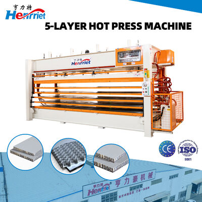 ซื้อ 160 ตัน ความดันสูงสุด 5 ชั้น เครื่องพิมพ์ร้อนไฮดรอลิกสําหรับการสร้างแผ่นผงผึ้งอัลลูมิเนียมสถาปัตยกรรม การผลิตออนไลน์