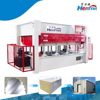 Besorgen 100T Höchstdruck Einlagehydraulische Heißpresse mit thermischer Ölheizung für die Lamination von Sandwichplatten Online-Herstellung
