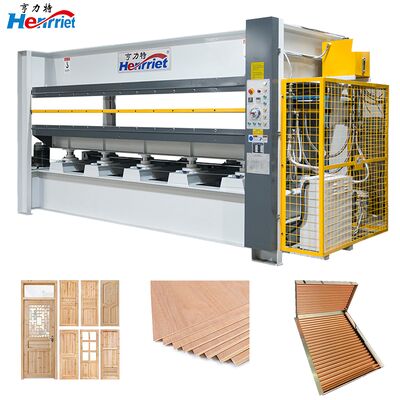 Two Layer Woodworking Hot Press Machine Natural Veneer Pressing Machine 100T