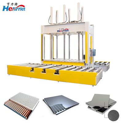 Continuous Production H-Frame Cold Press: Dual-Side Automatic Conveyor for Large Aluminum Single Sheets Metal Boards