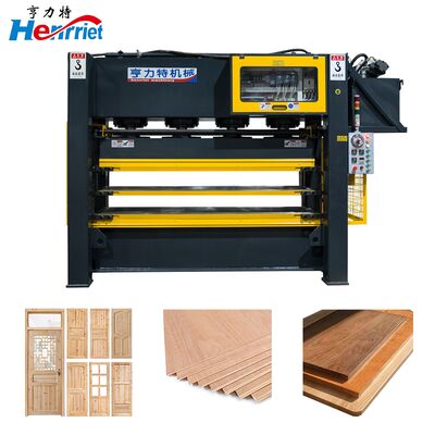 Double Your Output: 300T Two-Layer Hot Press Enables Simultaneous Pressing for Door Panel Production