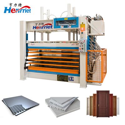 Customize 50 t 8-layer hot press machine for the production of standardized clean boards and plywood for building panels