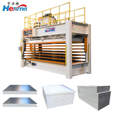 Customize 6 Layer Hot Press Machine for Building Boards PU Foam Honeycomb Door Panel Press