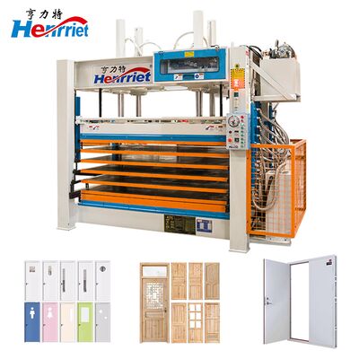 50t Pressure 8-Layer Automatic High-Temperature Laminating Machine for Rock Wool Insulation Veneer Wooden Doors