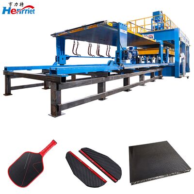Dual station movable slide hot press machine with 940mm maximum pressure for carbon brazing plates and prosthetic limbs