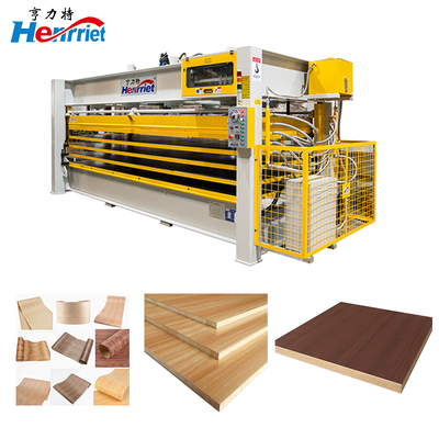 Four Layer Hot Press Machine with 160 T Maximum Pressure and 4-Layer Synchronous Operation for 4000*1500*50mm Work Platen