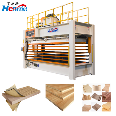 160 ton 6-layer Artificial Board Hot Press Laminating Machine with Electric Thermal Oil Heating for Melamine Board Production