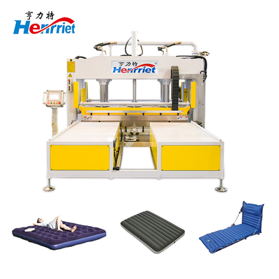 Automatic Feeding and Discharging 100T Rubber Vulcanization Press Machine with 2200*1650mm Work Platen for Yoga Mat Embossing