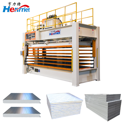 6-layer Hot Press Laminating Machine for 3800mm*1350mm Composite Boards with 160 T Maximum Pressure