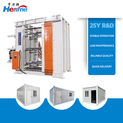 200-Ton 10-Layer Horizontal Hydraulic Laminating Press with 3200mm x 2400mm Pressure Plates for Sandwich Panel Production